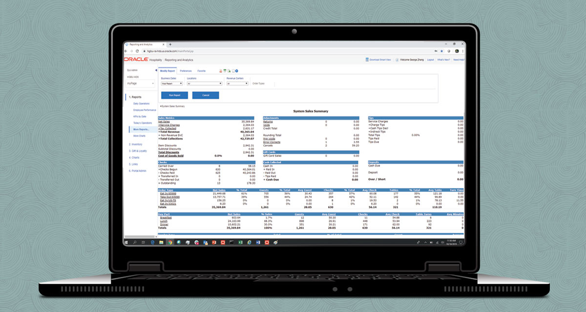 Oracle Simphony Cloud